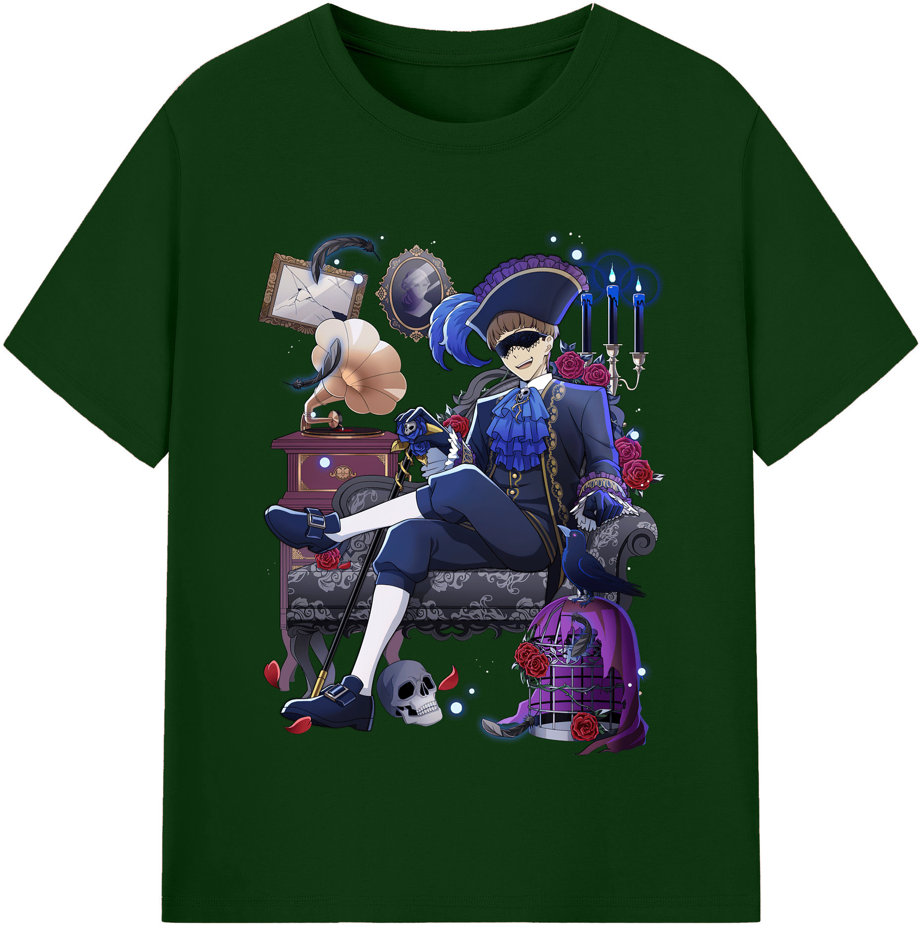 （画像用） 文豪ストレイドッグス Bungo Stray Dogs 綿100％半袖Tシャツ（フロントプリント）